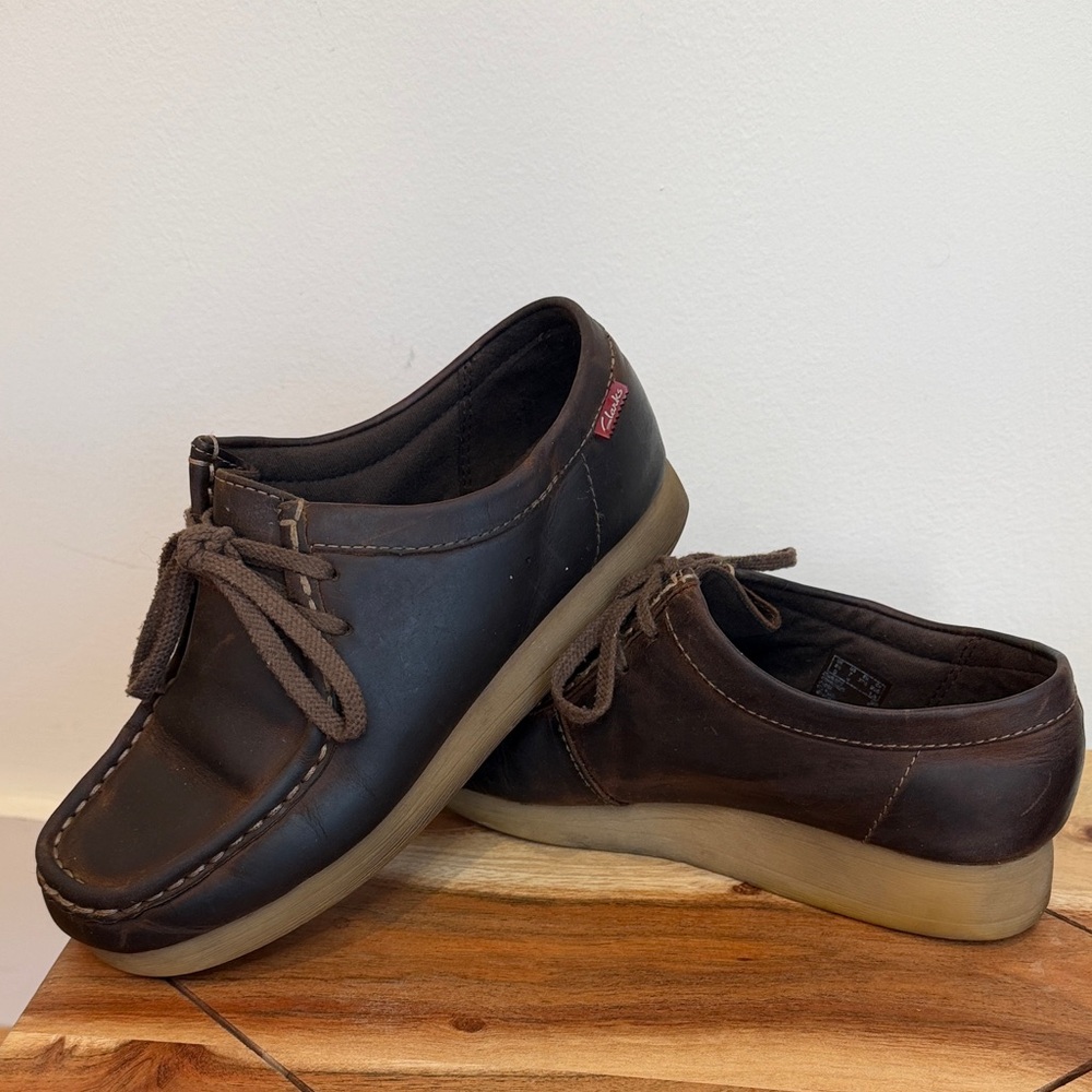 CLARKS Women’s Padmora Oxfords, Chocolate Brown